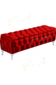 Lüks Sandıklı Chester Puf Bench Ayakucu Koltuk 110 Cm - 1