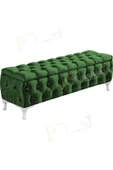 Lüks Sandıklı Chester Puf Bench Ayakucu Koltuk 90 Cm - 1