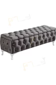 Lüks Sandıklı Chester Puf Bench Ayakucu Koltuk 120 Cm - 1