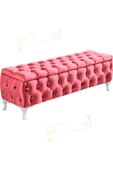 Lüks Sandıklı Chester Puf Bench Ayakucu Koltuk 90 Cm - 1
