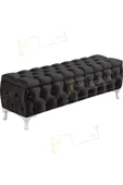 Lüks Sandıklı Chester Puf Bench Ayakucu Koltuk 90 Cm - 1
