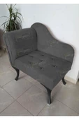 Yeni Model Tekli Köşe Koltuğu Josefin Bench Siyah Ayak - 1