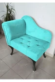 Yeni Model Tekli Köşe Koltuğu Josefin Bench Siyah Ayak - 1
