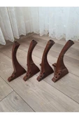 Mobilya Koltuk Sehpa Komidin Puf Bench Lükens Ayak 28 cm 4 Adet - 1
