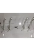 4'lü Lükens 28 cm Dekoratif Sehpa Puf Komidin Ayağı - Masa Ayakları - 28 cm - 4