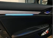 CIVIC FC5-FK7 2016-2020 IÇIN UYUMLU ISIKLI IC KAPI CITASI 4 PARCA MAVI - 4