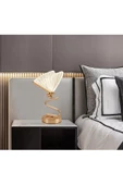burenze Luxury Exclusive Modern Tasarım Abajur Kelebek Masa Lambası ButterFly Gold Sarı - 4