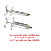 Forvet Kaynatılabilir Mika İthal Veteriner Enjektör 5 ml-30 ml Set thumbnail 2