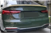 A5 2017+ SPORTBACK/COUPE IÇIN UYUMLU SPOILER - PIANO BLACK (PARLAK SIYAH) - 2
