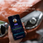 AutoTag Qr Kodlu Akıllı Araç Etiketi - Karekod Numaratör - 4