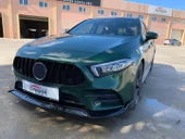 W177 A SERISI IÇIN ÖN LIP   - PIANO BLACK (PARLAK SIYAH)  (AMG DONANIM IÇIN) - 3
