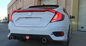 CIVIC FC5 2016-2021 IÇIN UYUMLU  HAREKETLI SINYALLI LED STOP VE SPOILER TAKIMI KIRMIZI - 3