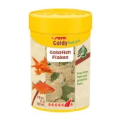 sera goldy nature 100 ml 22 g SKT: 04/2027 Orjinal Kutusunda Bitkisel Pul Balık Yemi - 1