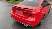 3 SERISI F30 2012-2018 IÇIN UYUMLU   MT HYBRID SPOILER PIANO BLACK - 1
