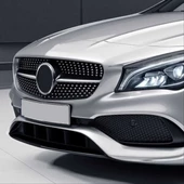 W117 CLA IÇIN UYUMLU 2016-2018 CLA IÇIN UYUMLU DIAMOND PANJUR - SIYAH - 6