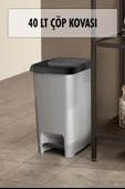 40 Litre Basmalı Çöp Kovası - 1