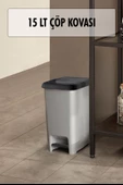 15 Litre Basmalı Çöp Kovası - 1