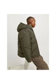 Jack Jones Erkek Jjworld Yeşil Puffer Mont 12259850Y - 2