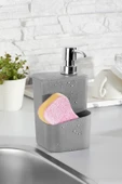 Tezgah Üstü Açık Gri Sabunluk & Süngerlik & Organizer thumbnail 2