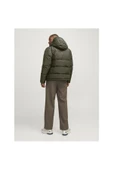Jack Jones Erkek Jjworld Yeşil Puffer Mont 12259850Y - 1