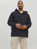 JACK JONES Erkek Siyah Parka 12211896 - 2