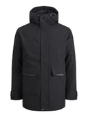 JACK JONES Erkek Siyah Parka 12211896 - 1