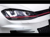 GOLF 7 MK7 2012-2018 U LED FAR GTI KIRMIZI - 1