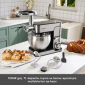 Karaca Inoxchef Pro Hamur Yoğurma Makinesi 1300W 7L - 10