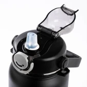 OKADI SPORT PİPETLİ SİYAH PASLANMAZ ÇELİK TERMOS 1.3L - 5