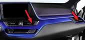 C-HR 2016-2019 IÇIN UYUMLU KONSOL ALT KAPLAMA 2 PARÇA MAVI - 2