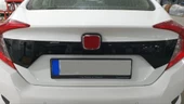 CIVIC FC5 2016-2020 IÇIN UYUMLU BAGAJ KAPAGI PLAKA ÜST KAPLAMASI PIANO BLACK - 5