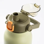 OKADI UZUN ASKILI YEŞİL PASLANMAZ ÇELİK PİPETLİ TERMOS 1.3L - 5