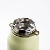 OKADI UZUN ASKILI YEŞİL PASLANMAZ ÇELİK PİPETLİ TERMOS 1.3L - 6