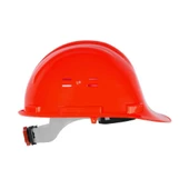 Kırmızı Baret - Hava Delikli - Enseden Ayarlı Vidalı Güvenlik Bareti thumbnail 2