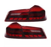 2017-2020 G30 IÇIN UYUMLU  DRAGON LED STOP - KIRMIZI - 3