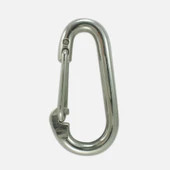 Baş Zincir Karabina Yaylı 6 mm Galvanizli 2 Adet - 3