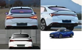 ELANTRA 2021+ YÜKSEK SPOILER   - PIANO BLACK (PARLAK SIYAH) - 1