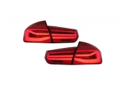 3 SERISI F30 F35 2012-2015  IÇIN UYUMLU  LCI GÖRÜNÜM LED STOP - KIRMIZI - 2