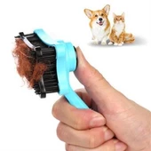 Evcil Hayvan Kedi Köpek Tüy Toplayıcı Otomatik Tuşlu Pet Tarak - 2
