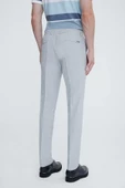 Yazı Slim Fit Likralı Erkek Jogger Pantolon-7107 - 2