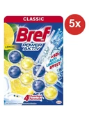 Bref Kokulu Tuvalet Temizleyicisi - Power Aktiv Limon - 5 Adet - 1