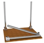 Gürçay Katlanabilir Pazar Tezgah ve Stand Ayağı (4'lü) - 1