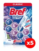 Bref Power Wc Aktiv Tuvalet Bloğu 100 gr Lavanta x 5 Adet - 1
