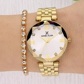 DANIEL KLEIN DKE.1.10811-2 Bileklik Hediyeli Kadın Kol Saati thumbnail 1