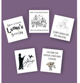 Sevgililer Günü Temalı tebrik ve Hediye Kartı 5 li Harry Potter 14 şubat thumbnail 3