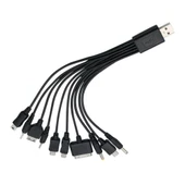 POWERMASTER PM-4309 ÇOK FONKSİYONLU 10LU USB ŞARJ ALETİ KABLO - 3