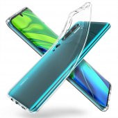 Xiaomi Mi 10 Pro 360 Derece Şeffaf Silikon Kılıf Komple Koruma - 7