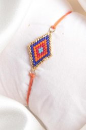 Zariass Miyuki Bileklik Kırmızı-Turuncu-Mavi - 1