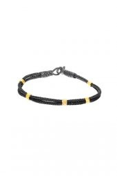 Unisex Kazaziye Çift Sıralı Bileklik/Gümüş El Sarması Osmanlı Motif Bileklik - 6