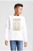 Bioshock Fontaine Futuristics Beyaz Çocuk 2ip Sweatshirt - 1